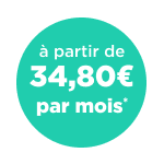 A partir de 34,80 €/mois*