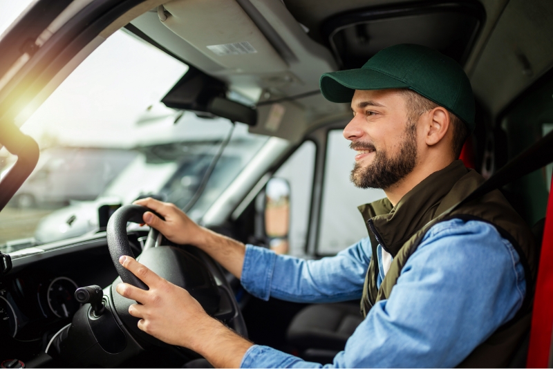 transport routiers de marchandises : chauffeur