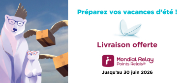 Livraison offerte mes lentilles Prévifrance